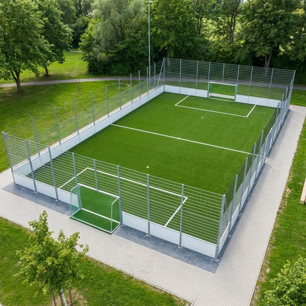 Minispielfeld - Kompakter Fußballplatz für begrenzte Flächen