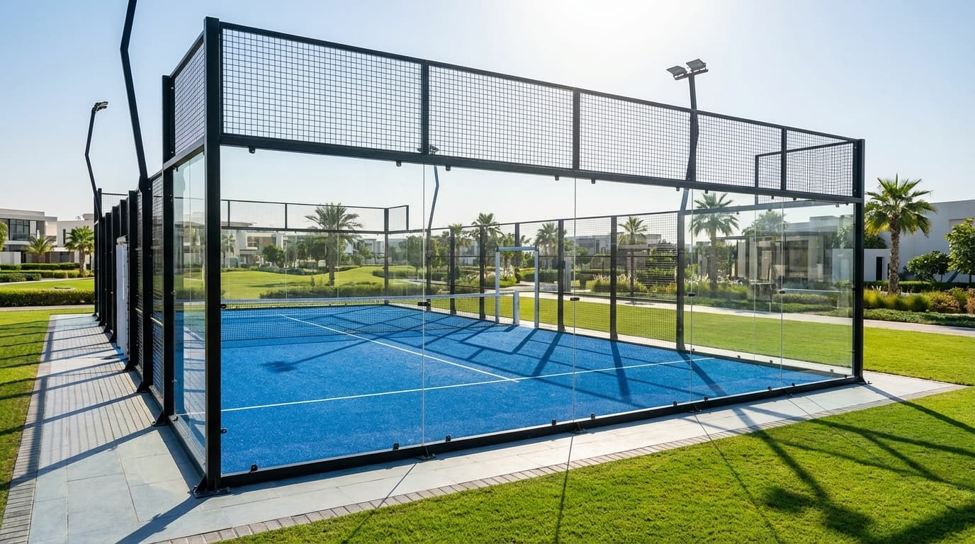 Padel Court Maße und Abmessungen - Standard-Größen im Detail