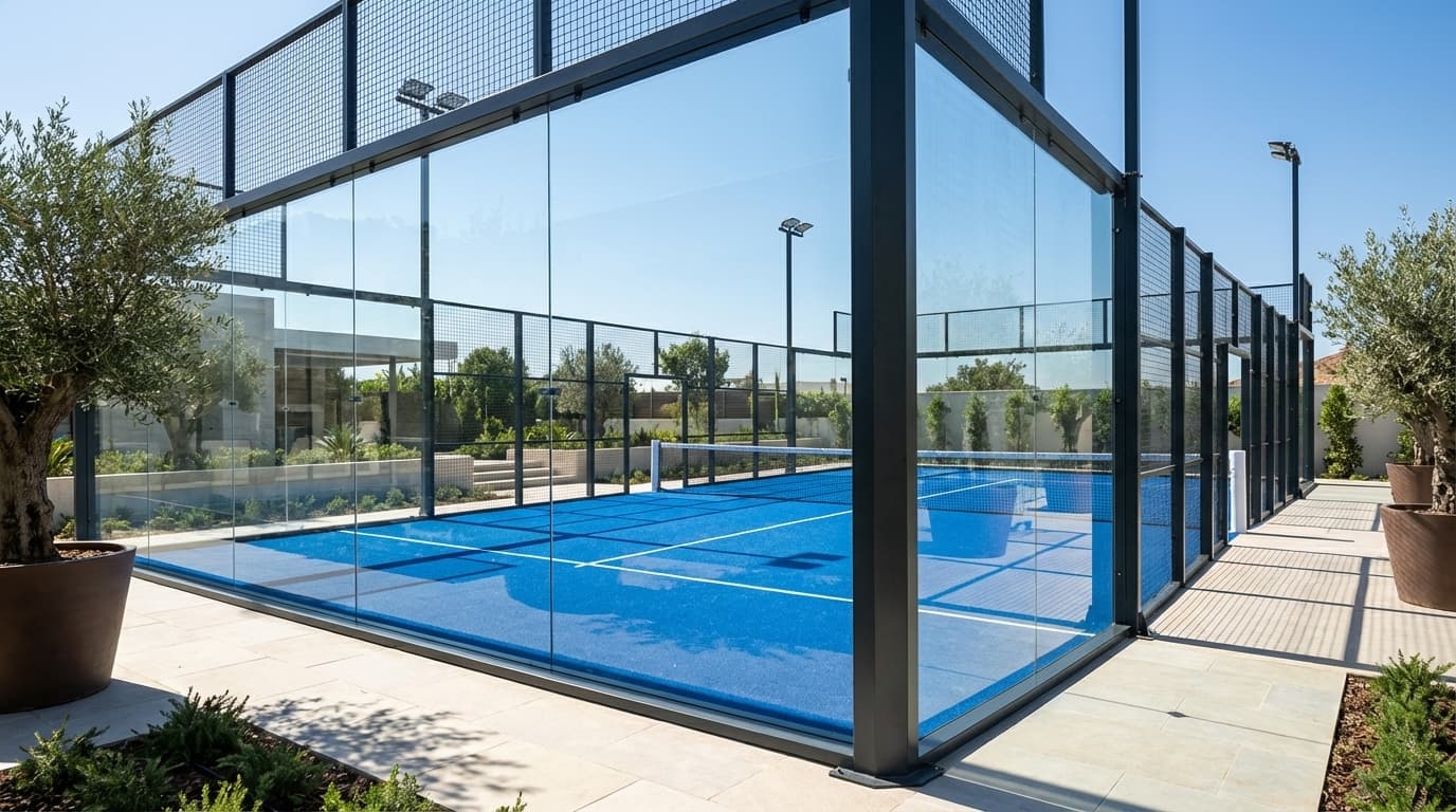 Padel Single Court - Kompakte Anlage für begrenzte Flächen